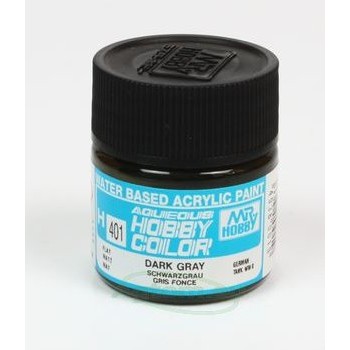 Mr Hobby Aqueous color H-401 Dark Gray 